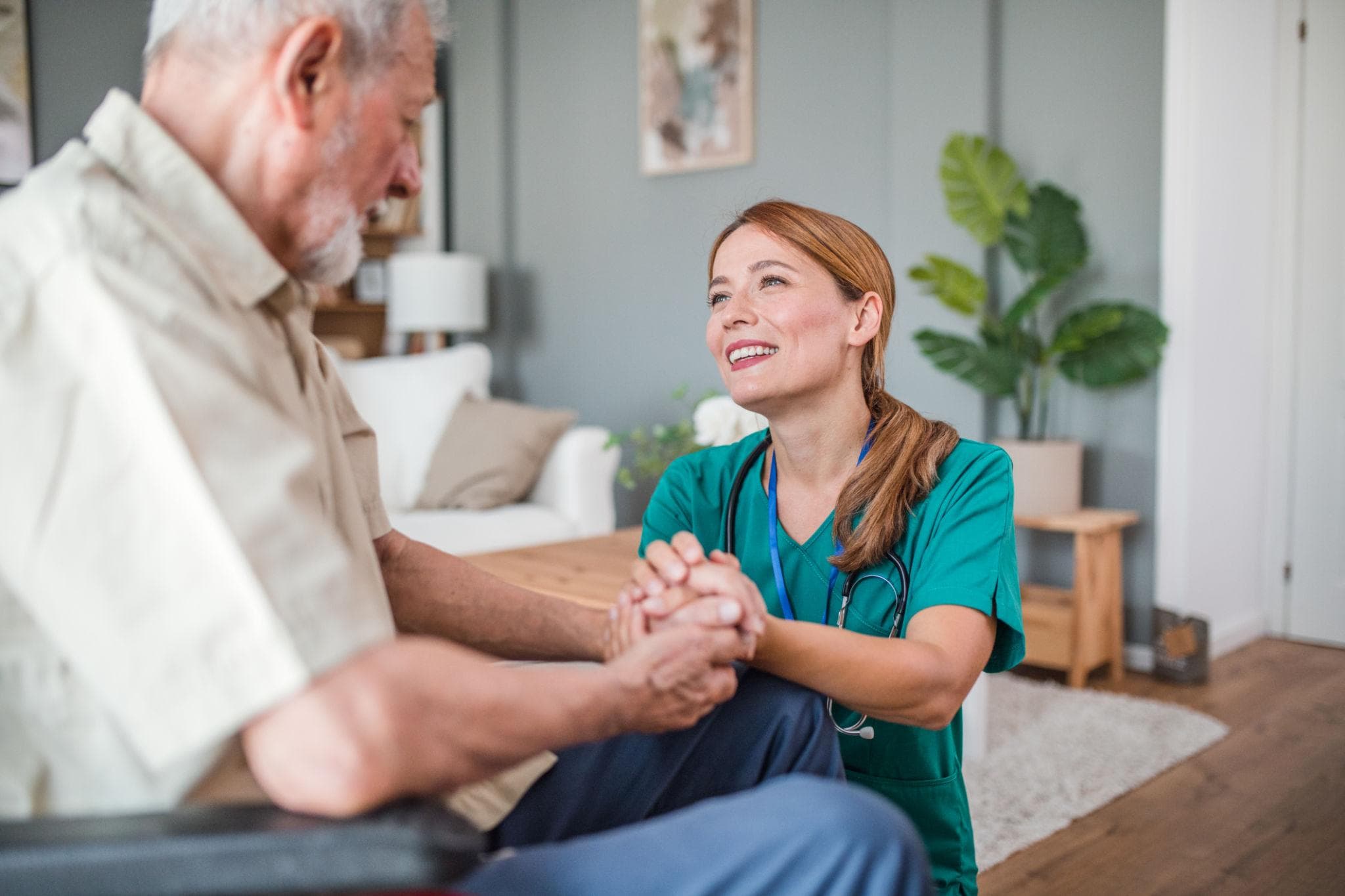 Nurse providing regulated, accountable care at home